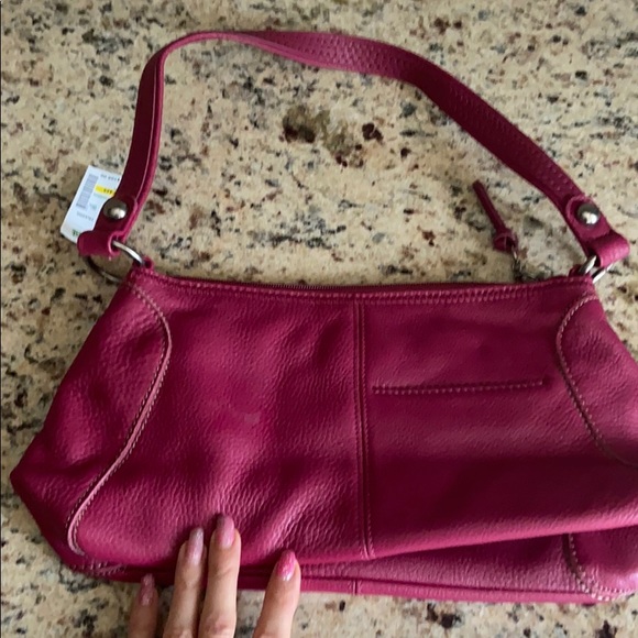 The sak pink 100% leather handbag purse - Picture 4 of 7
